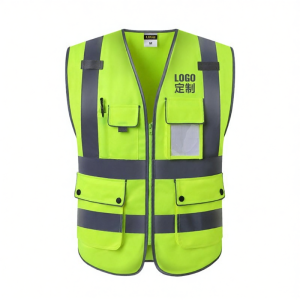 LIKAI | Reflective Safety Vest with Multiple Pockets