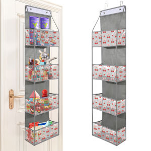 4/6layer Multi-functional Cloth Storage Bag Hanging Bag Multi-layer Storage Bag Foldable Living Room Miscellaneous Storage Shelf