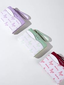 Baellerry | Ví Cầm Tay Mini Nữ Baellerry In Hình Bướm Chất Liệu Da PU Ví Ngắn Có Nhiều Ngăn Đựng Thẻ Ngăn Đựng Chứng Minh Thư Và Ngăn Đựng Tiền Xu Có Khóa Kéo