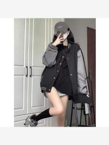 Womens Summer Lightweight Jacket 2022 New Style Student Versatile Loose Fit Baseball Uniform Sun Protection Outerwear