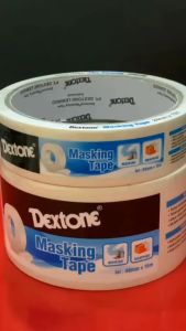DEXTONE Masking Tape 1" x 15 Meter Lakban Kertas 24 mm x 15 M Selotip Cat Kertas