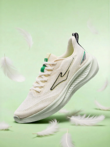 Erke | Summer New Soft Bottom Shock Absorption Lightweight Wear-resistant Height Increasing Mens Running Shoes