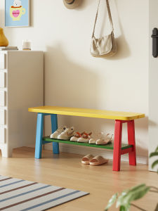 SAMEDREAM | Multifunctional Solid Wood Shoe Changing Bench