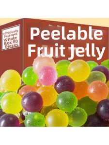Grape Strawberry Flavor Childrens Snack Jelly