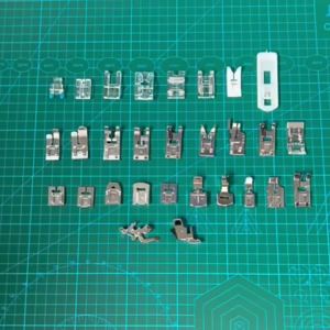 ▶2Pcs Sewing Machine Part Plastic Presser Foot Buttonhole Snap On Button Hole Presser Foot