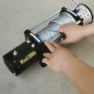 HEAVY DUTY OFF ROAD PORTABLE ELECTRIC CAR WINCH 12V/ 24V 3000LBS 3500LBS 4500LBS