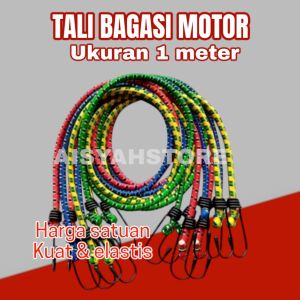 Tali Bagasi Motor 1 Meter Pengikat Barang Multifungsi