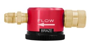 Nitrogen Regulator HVAC Nitrogen Purge Tool 1/4 Inch Connector Nitrogen Gas Regulator Brazing Tool for Air Conditioning