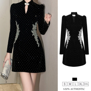 ZYHT Eravogue Womens Dresses Black Dresses A-line Dresses Velvet Dresses Formal Occasion Dresses Party Evening Dresses Work Dresses Birthday Party Dresses 21601