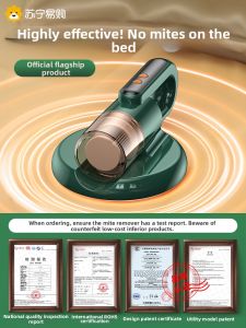 Wireless High-Airy Uv Dust Mite Remover Handheld Vacuum Cleaner Home Bed Use Anti-Bacterial Device No Cclili M10r