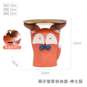 Creative Deer กล่องเก็บกุญแจตกแต่งบ้าน Entryway Decor ห้องนั่งเล่นหรูหราชาตารางเรซิ่นกระดาษผ้าเช็ดตัวผู้ถือ Handmade Art