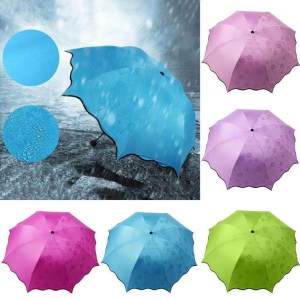PAYUNG LIPAT 3D MAGIC 2 MUSIM UMBRELLA HUJAN PANAS MOTIF KENA AIR Payung Kecil Nylon Payung Multifungsi Musim Dingin - Lazada