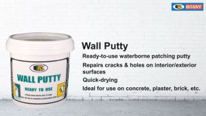 BOSNY Wall Putty หมันโปว์ใช้ซ่อมรอยอุดรอยเจาะ ฝ้าเพดาน ผนัง No.B219 ขนาด 0.5 1.5 5.0 kg
