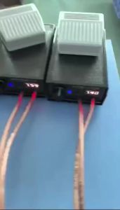 Máy Hàn Điểm Cầm Tay Công Suất Cao 8000W Điều Chỉnh Được 1200A Cho Pin 18650 2x5000mAh - Thiết Bị Hàn Điểm