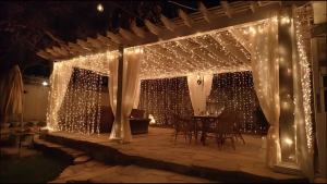 Solar Curtain Lights 3x1M/3x2M/3x3M LED Fairy String Lights 8 Modes Auto On for Window Bedroom Wedding Christmas Decor