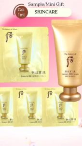 Combo 30 gói Kem nền BB trang điểm Whoo Luxury BB Cream SPF20 PA++ che phủ tốt với lớp nền mỏng mịn