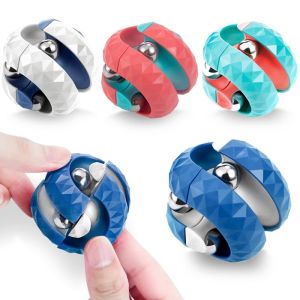KiddoZone Decompression Toy Children Autism Orbit Ball Cube Anti Stress Sensory Toys Fidget Toys For Kids Fidget Spinner For Boys