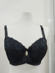 AVON MARINELLA FULL CUP LACE BRA (BLACK & NUDE)