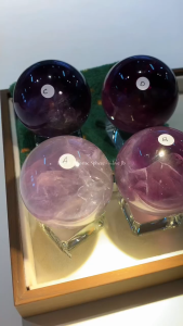 💜 Purple Fluorite Spheres 📍ship from Johor jb 新山区 紫萤石球