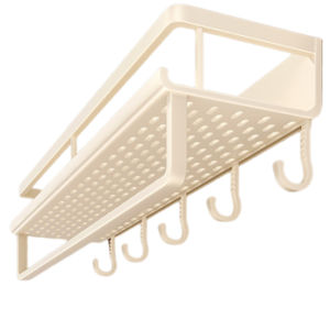 Giá Để Đồ Phòng Tắm Không Cần Đục Lỗ Giá Để Khăn Gắn Tường Giá Để Đồ Hai Lớp Hiện Đại Bằng Hợp Kim Nhôm Giá Để Đồ Góc Phòng Tắm