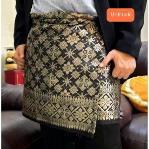Sarung Songket Melayu//Kain Songket Bapak Melayu//Rumpak Cowok Melayu