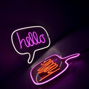 Neon Flex Hello Ukuran 30x25cm