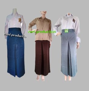 SETELAN ROK SEPAN REMPEL SATU SMP/SMK/PRAMUKA