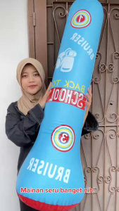 Mainan Anak BTC-2607 BRUISER BACK TO SCHOOL SAMSAK Mainan Tinju Tiup Berdiri Sendiri Punching Bag