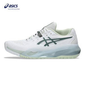 ASICS Women GEL-RESOLUTION X WIDE Tennis Shoes in White/Monument Blue