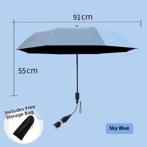 Universal Foldable Baby Stroller Sunshade Umbrella Rain Umbrella UV Protection Baby Sunscreen Camping Car Child Safety Umbrella