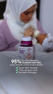 Tasneem Naturel Night Time Balm Bam Bayi Tidur Lena