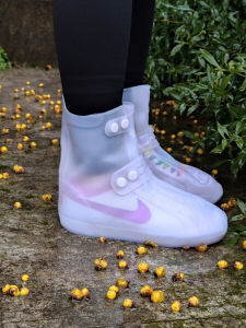 Outdoor Waterproof Non Slip Mimic Silicone Rainy Day Snow Shoe Cover Men Thickened Womens Repeated Use For Home Washable