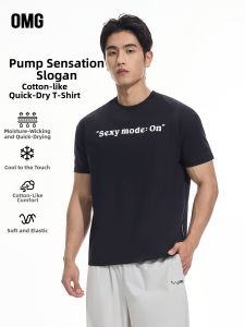omg | Áo Thun Nam Thể Thao Thoáng Khí Nhanh Khô Ôm Sát