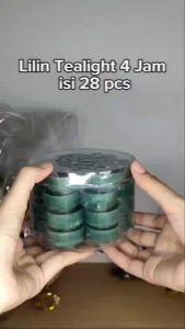 Lilin Tealight 4 Jam isi 28 pcs: Dekorasi Ruangan Kecil dengan Lilin Berkualitas Tinggi