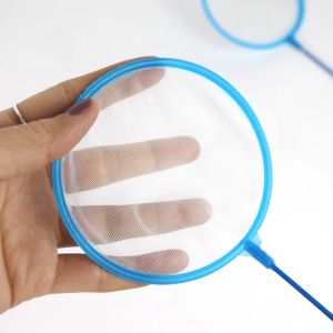 Vợt bắt cá TRÒN LƯỚI NANO siêu mịn cán dài 25 cm