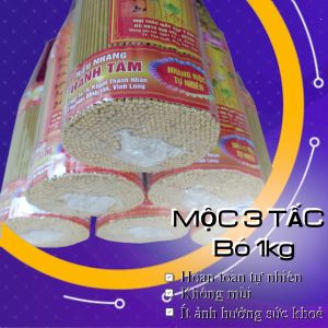 Nhang Không Mùi 3 Tấc 1KG – Nhang Ít Khói Không Ám Trần – Nhang Mộc Tự Nhiên Không Hóa Chất