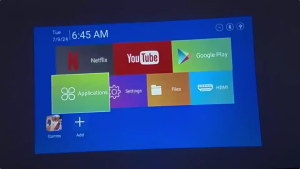 RY008/RY009/RY010 Proyektor Portabel 1280*720P HD 100-120 Lumen ANSI Mendukung WiFi/HDMI/USB Proyeksi Ukuran 40-100 Inci