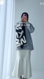 ROK PANJANG HIGWAIST WANITA JUMBO MAT KNIT PREMIUM TEBAL BB 85KG-ROK SPAN PANJANG WANITA REMAJA-ROK KNIT SEHARI HARI-ROK MURAH