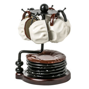 Mr.Snail | Elegant Retro Coffee Cup and Saucer Set for Home Use