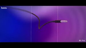 หูฟัง Hoco M1 Pro Stereo 3.5 mm. สมอลทอร์คเพิ่ม-ลด เสียงได้ (iOS / Android) ความยาว 1.2 เมตร