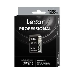 Lexar | Lexar Professional SD Card 1667x 64GB 128GB 256GB SDXC UHS-II V60 Class10 Memory Card up to 250MB/s 4K SD Card for DSLR camera