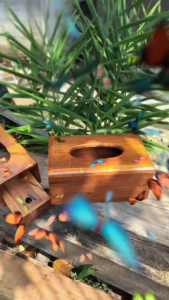 Kotak Tisu Kayu Jati Aesthetic