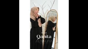 Altalita - Hijab Qanita Penguin Ukuran L Instan Jersey Premium Kerudung Bergo Hamidah Menutup Dada Terbaru Jilbab Sport Instant Cocok Untuk Sekolah Olahraga Volly Futsal Badminton dan Sehari-Hari