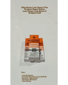 Glue Korea Lem Setan 1 Pc Perekat Super Rekat / Lem Power Lem Korea G Original Asli