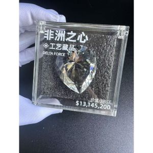 Đồ Chơi Mô Hình Pha Lê Cấp Sưu Tập Châu Phi Trái Tim 1:1 Đồ Trang Trí Delta Action Game Phụ Kiện Quà Tặng Đồ Chơi Mô Hình