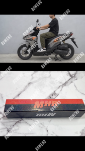 Orig MHR Rear ShockAbsorber330mm silver Play&play Honda Click125/150 Beat Giorno YamahaMio125 Original Mhr Rear Shock Absorber 330mm plug&play Honda Click 125/150 Beat FI Giorno Yamaha Mio i 125 Mio Soul 125/115 fazzio Mio Gear Mio Gravis