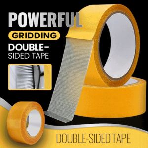 5m Strong Fixation Double Sided Cloth Base Tape High Viscosity Mesh Waterproof Carpet Adhesive