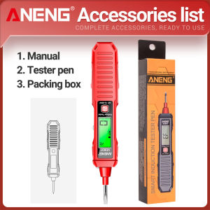ANENG | ANENG ST181 Intelligent Clamp Meter with VD807 Digital Measuring Pen Zero and Live Wire Breakpoint Detection Electrical Tool Set
