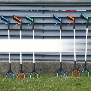 Foldable Household Garbage Grabber Hand Extendable Litter Reachers Picker Leaves Pick Up Clip