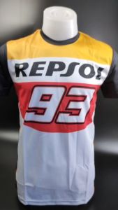 เสื้อยืดแขนสั้น Repsol 93 JT-533 เนื้อผ้าไมโคไฟเบอร์ มีประสิทธิภาพในการซับเหงื่อสูงแห้งเร็ว *สินค้าในประเทศ 1-3 วันถึง